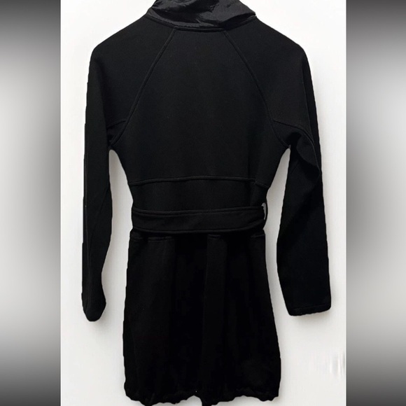 Theme Zip Up Belted Black Jacket Size M - Picture 11 of 14